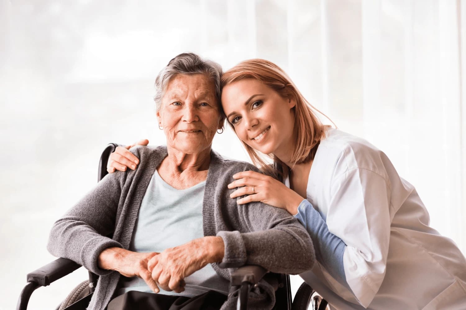 Care platform data dashboard reviewed by a healthcare team