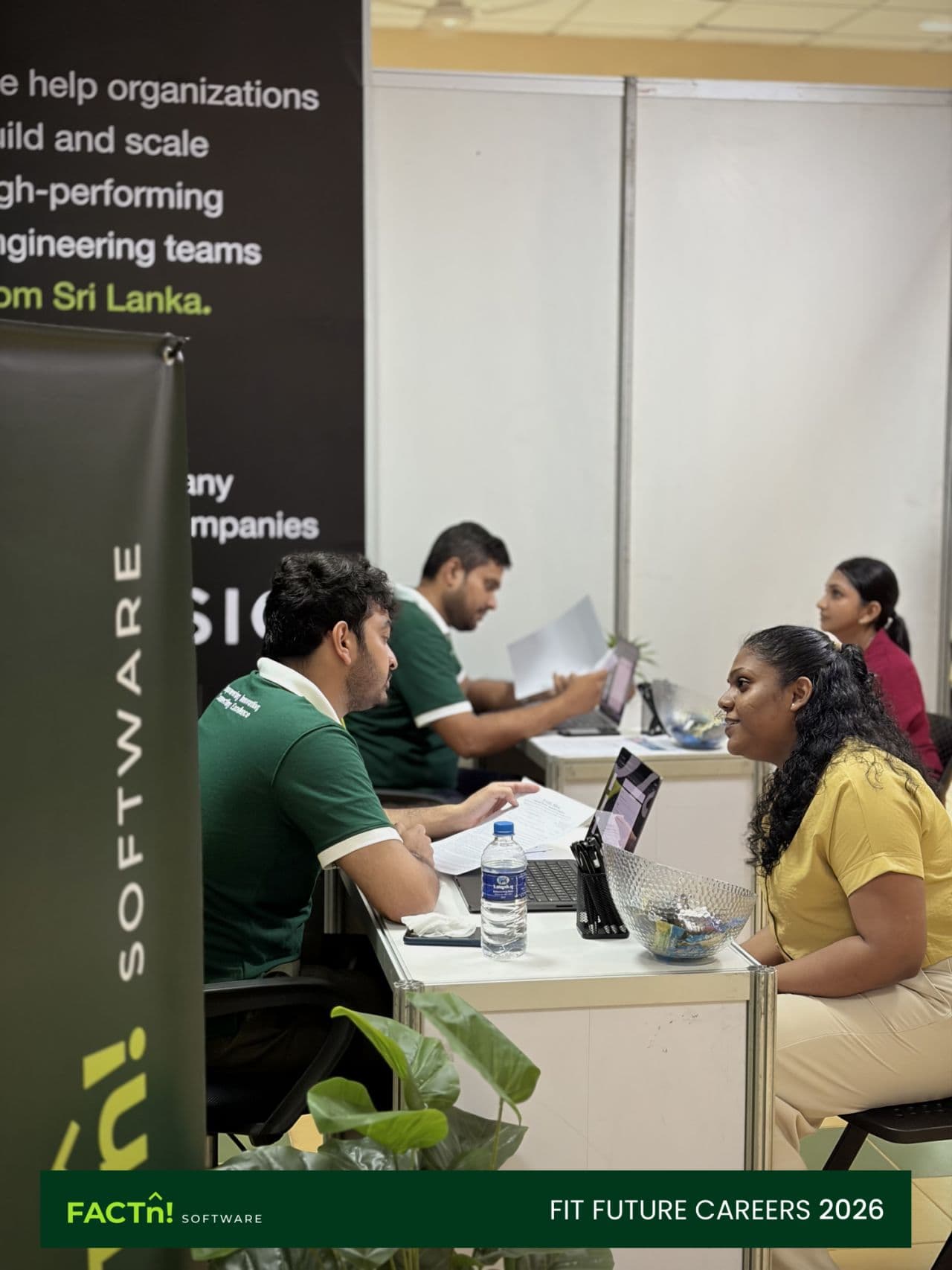 FACTn team meeting students at FIT Future Careers 2026