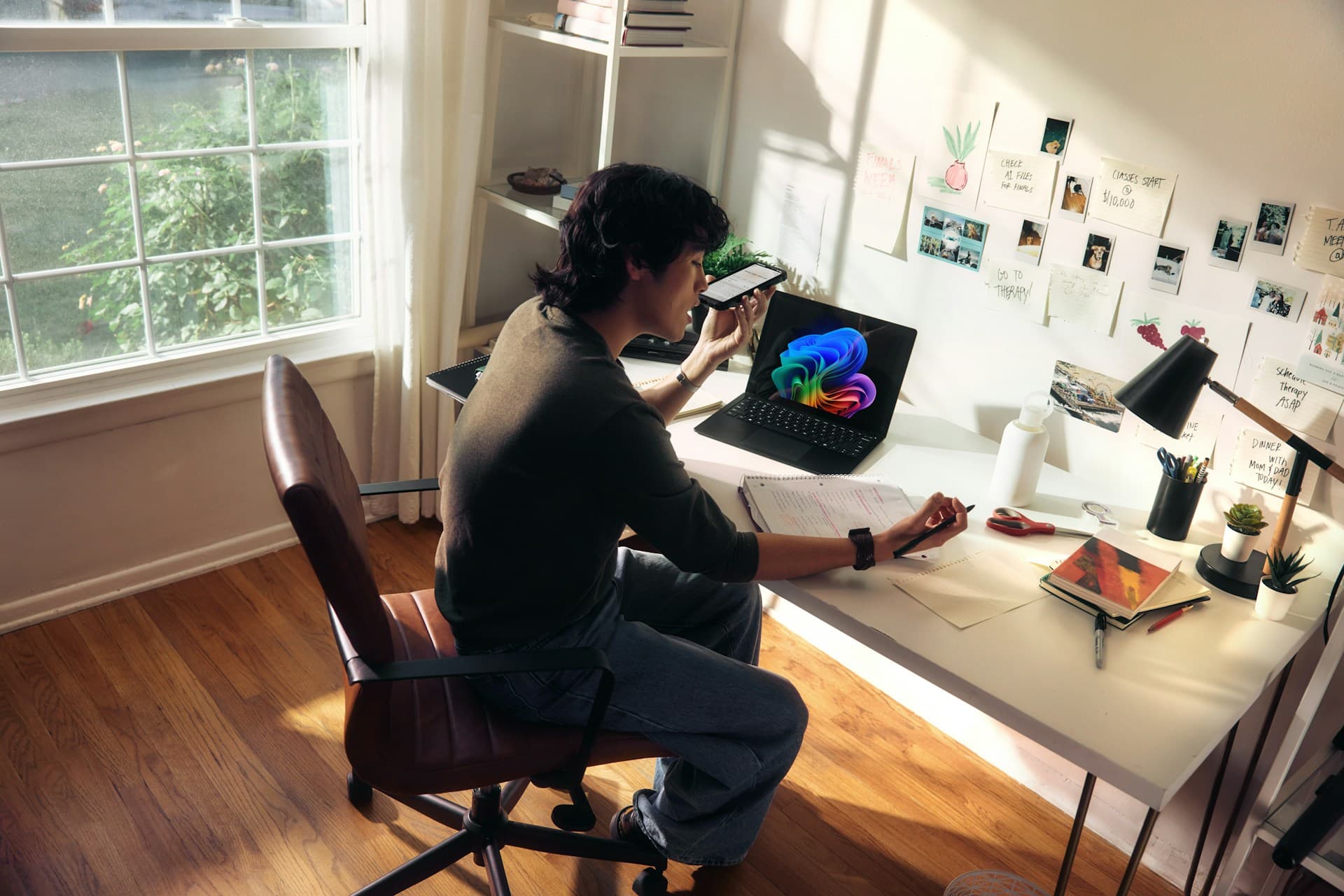 AI product interface and intelligent automation concept