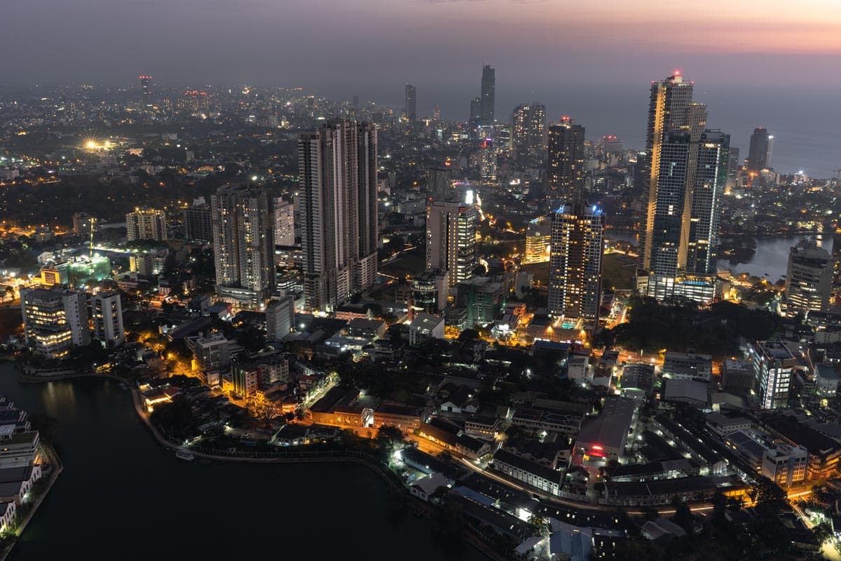 Colombo city skyline