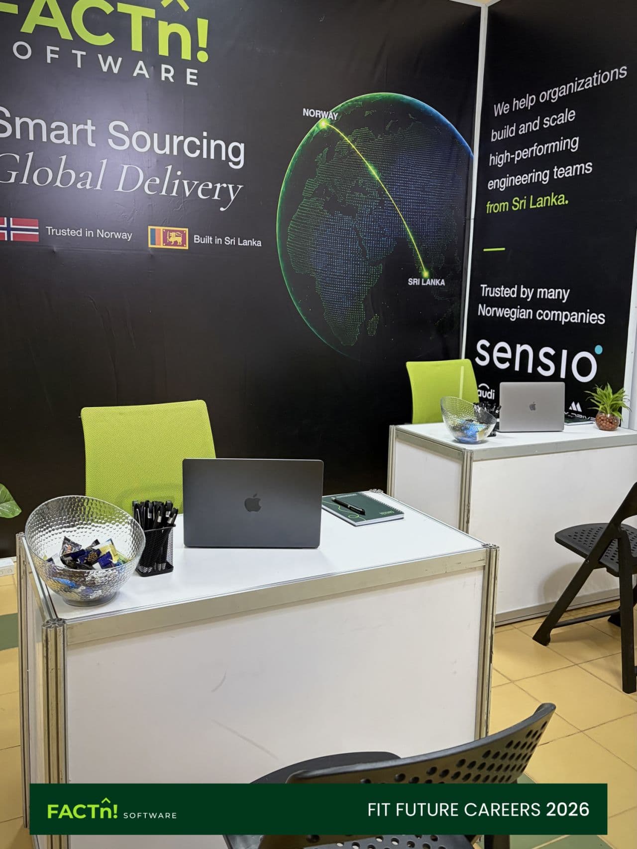 FACTn Software booth at FIT Future Careers 2026